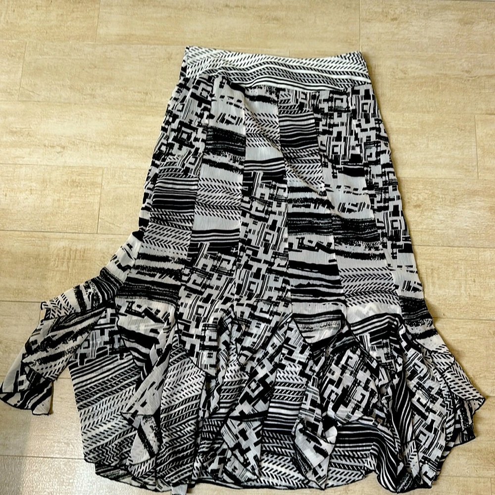 Chico’s Printed Maxi Skirt Size 8/10